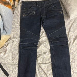 Balmain Paris biker jeans size 30